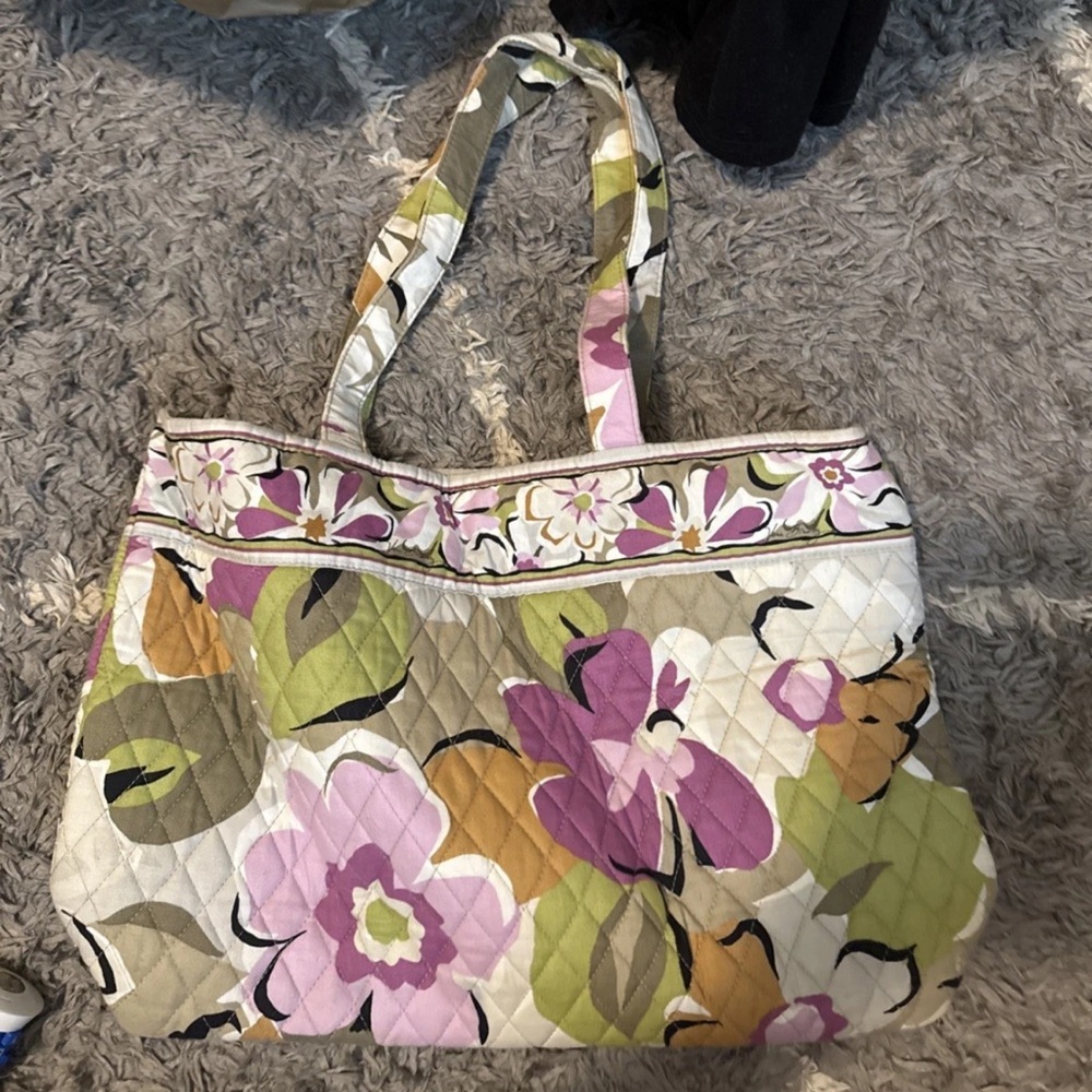 Vera Bradley Portobello Road Quilted Tote Bag